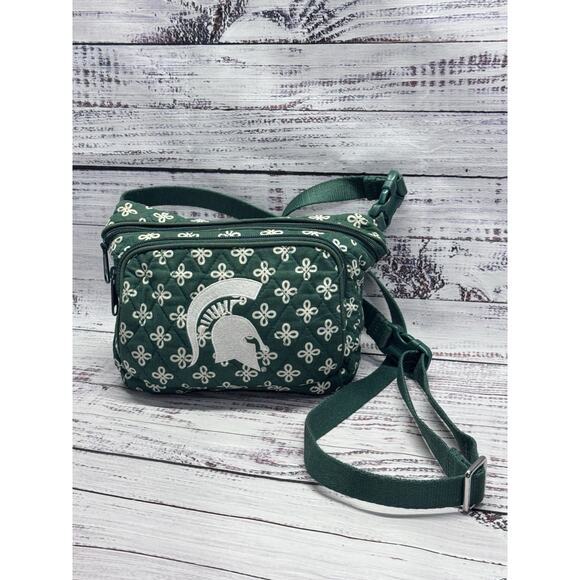 Vera Bradley Crossbody/fanny Spartan RFID Nice! GUC - Picture 1 of 5